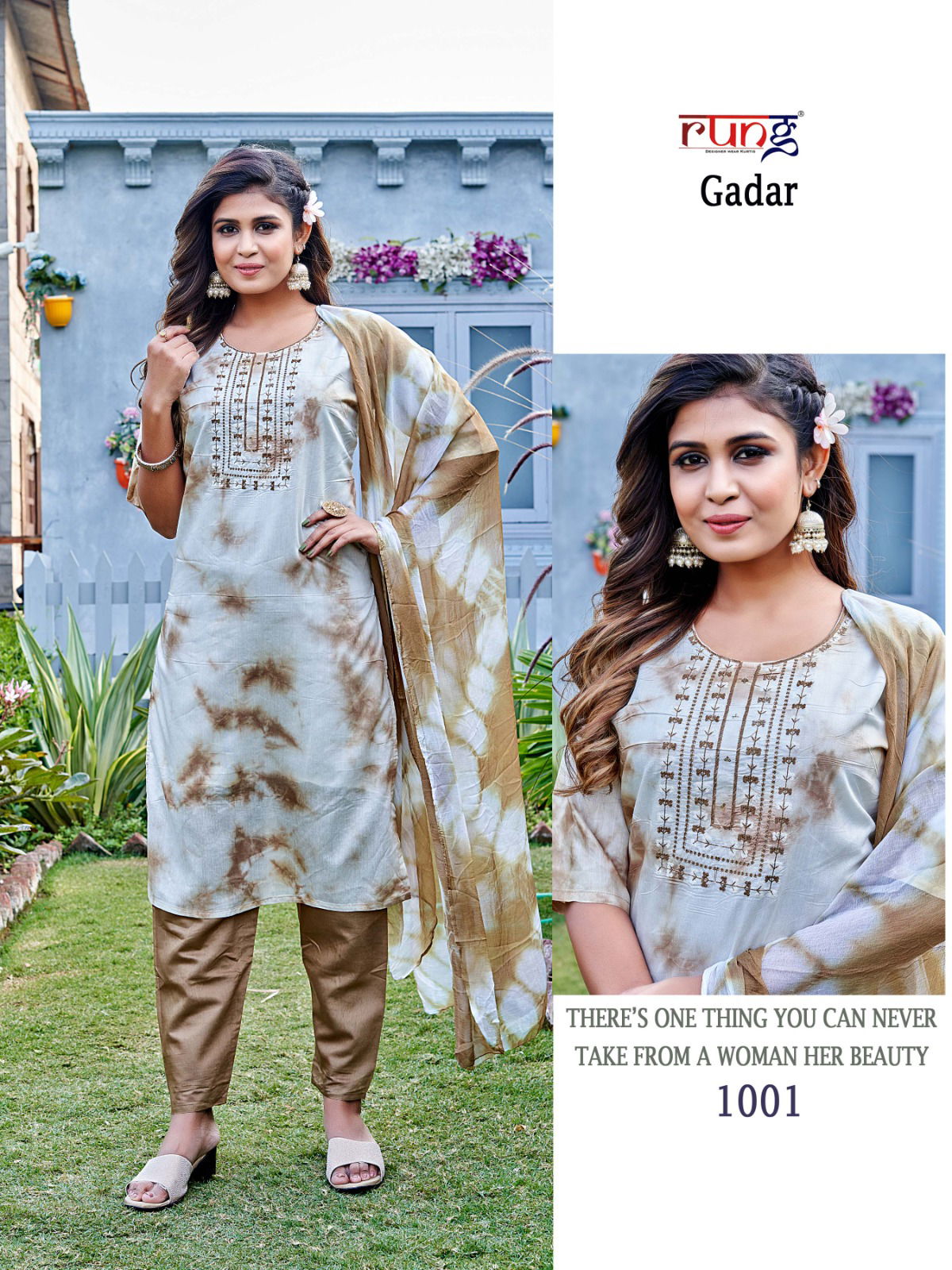 Gadar Rang Silk Fancy Wear Wholesale Printed Suits Catalog
